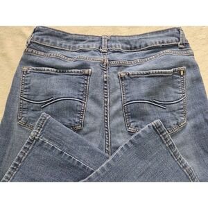 Lee Rider Jeans Womens 14 Petite Blue Mid Rise Bootcut Stretch Western